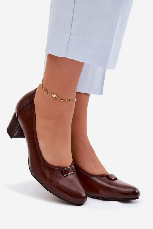 Schoenen met hakken Vinceza 58622 bruine kleur