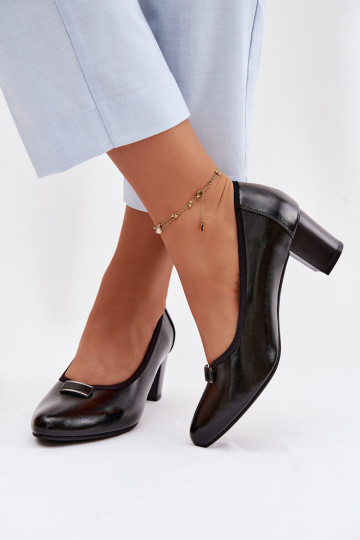 Chaussures avec des talons Vinceza 58622 couleur noire