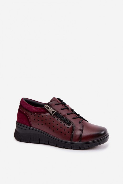 Peau chaussures Féminin avec une plateforme Vinceza 39977 Bourgogne