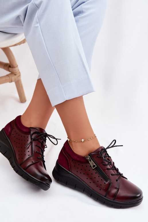 Peau chaussures Féminin avec une plateforme Vinceza 39977 Bourgogne