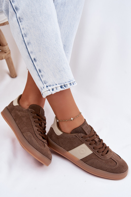 Sneakers model schoenen Dames Big Star TT274116 bruine kleur