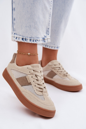 Chaussures modèle baskets Féminin Big Star TT274759 beige 2