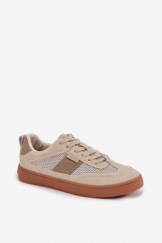 Chaussures modèle baskets Féminin Big Star TT274759 beige