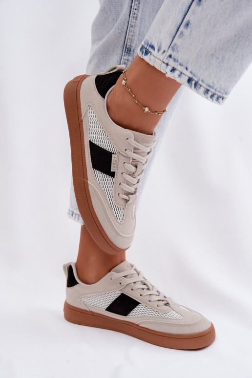 Chaussures modèle baskets Féminin Big Star TT274758 couleur grise