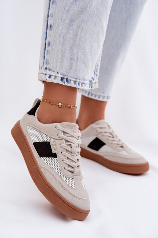 Chaussures modèle baskets Féminin Big Star TT274758 couleur grise