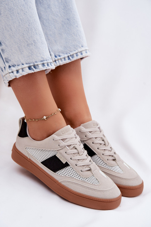 Chaussures modèle baskets Féminin Big Star TT274758 couleur grise