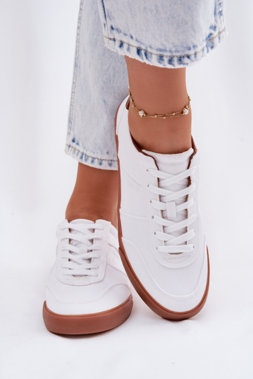 Chaussures modèle baskets Féminin Big Star TT274366 couleur blanche