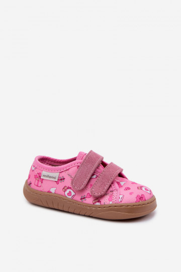 Chaussons Barefoot Puéril Puéril Milami couleur rose Saphira
