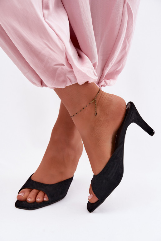 Damespantoffels Op Smukłym Obcasie zInart Revina