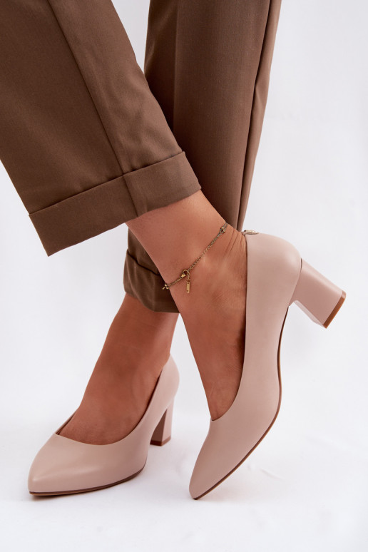 Schoenen met hakken Sergio Leone PB413 KremoIny roze