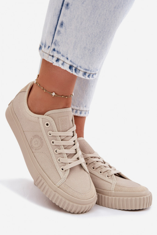Laag Vrijetijdsschoenen Big Star TT274106 beige