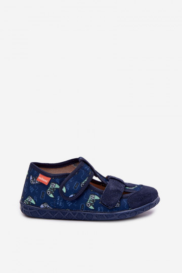 Jongens slippers Milami donkerblauwe kleur Reathiana 2