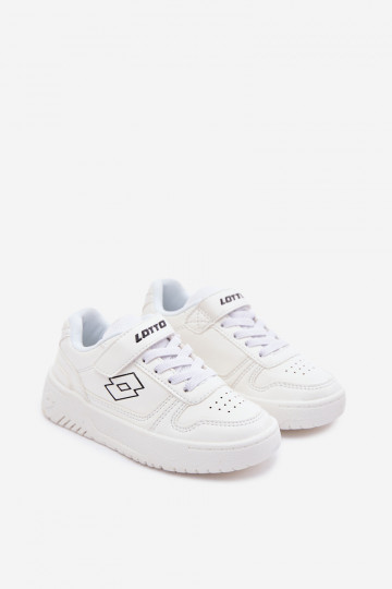 Sneakers Stilvollllschuhe Kindisch mit Klebeverschlüssen LOTTO GROOVIN 2600131K Zueiße Farbe