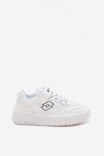 Sneakers Stilvollllschuhe Kindisch mit Klebeverschlüssen LOTTO GROOVIN 2600131K Zueiße Farbe 2