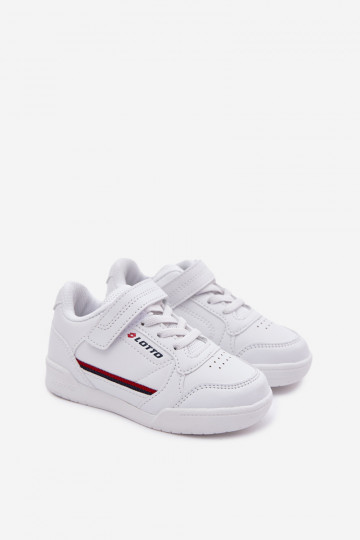 Kindersportschoenen LOTTO NANDU 2600310K met klittenbandsluiting witte kleur