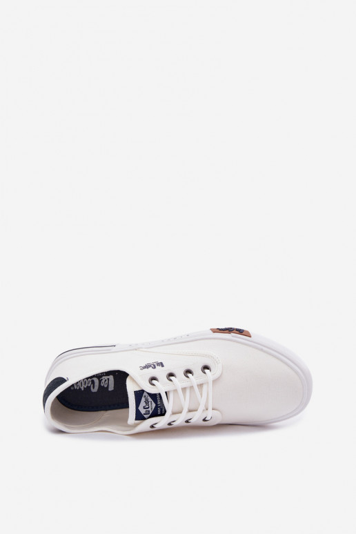Chaussures décontractées pour hommes Lee Cooper LCDANS-26-02-4086 couleur blanche