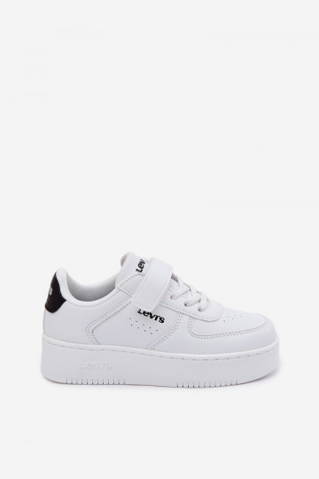 Kindersportschoenen LEVI'S NEIN UNION BOLD VUNB0001S met klittenbandsluiting witte kleur 2