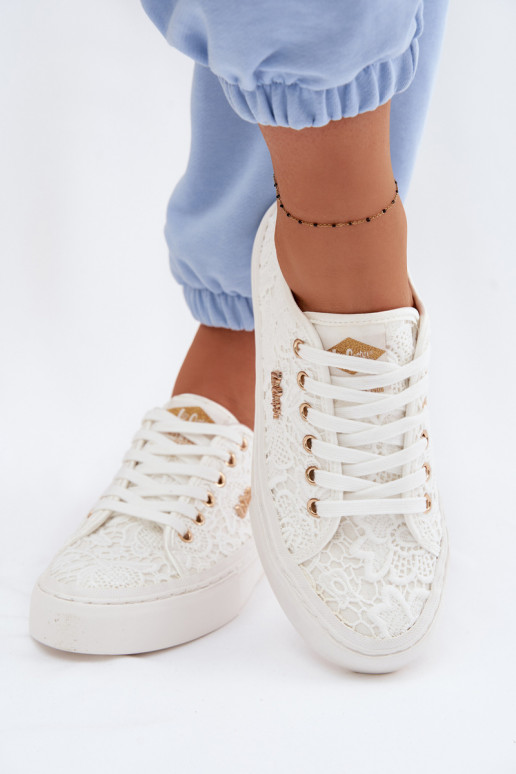Chaussures de loisirs avec de la dentelle Lee Cooper LCDANS-26-02-4060 couleur blanche