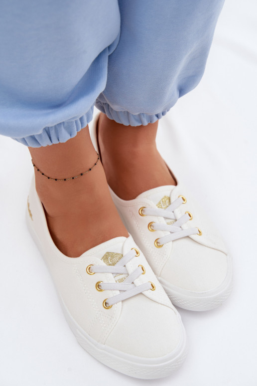 Sneakers Vrijetijdsschoenen Lee Cooper LCIN-26-02-4043 INit-gouden kleur