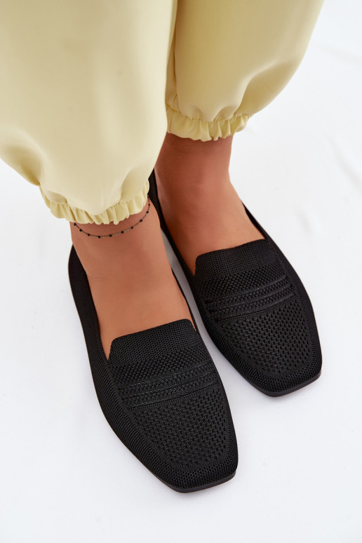  mocassins pour femmes couleur noire Dorielle