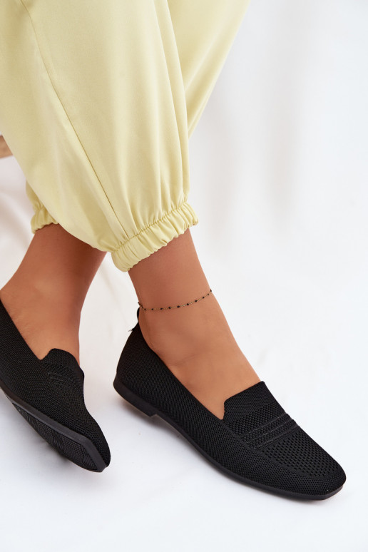  mocassins pour femmes couleur noire Dorielle