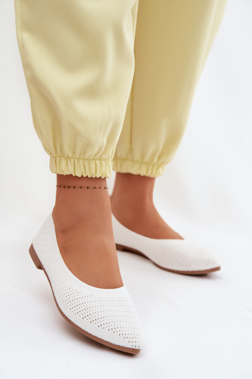 Gaas Ballerinas van stof Dames Initte kleur Sarina