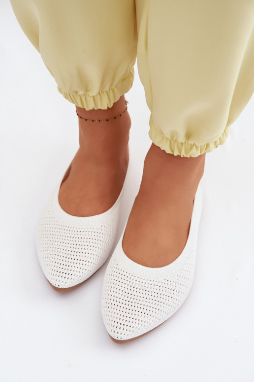 Gaas Ballerinas van stof Dames Initte kleur Sarina