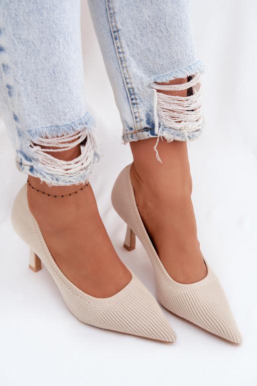  chaussures à talons hauts Chaussures beige Lelissey