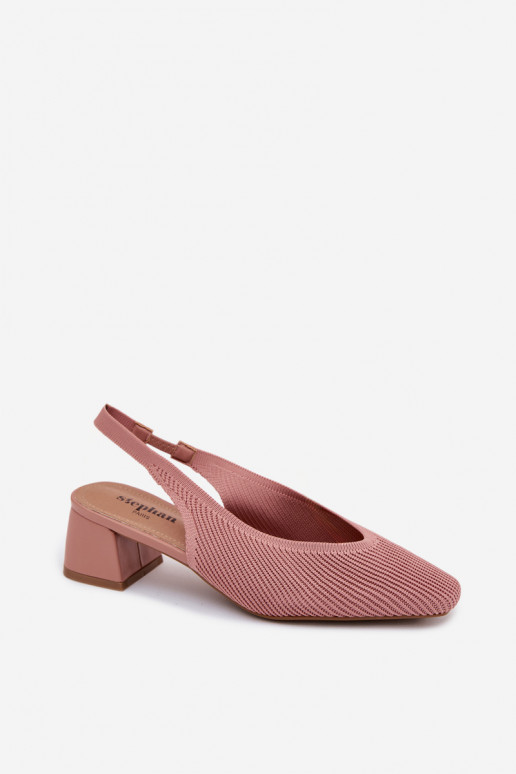 materiaal Dames sandalen met hakken roze Het heeftrcelle