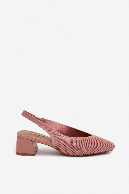 materiaal Dames sandalen met hakken roze Het heeftrcelle