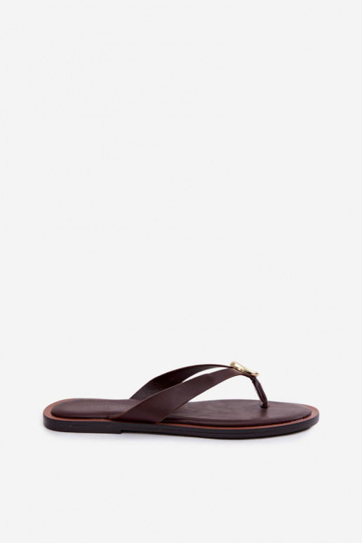 gelijk aan Slippers Slippers Dames Ze gouden kleurm Detalem CzekoladoIne Tella