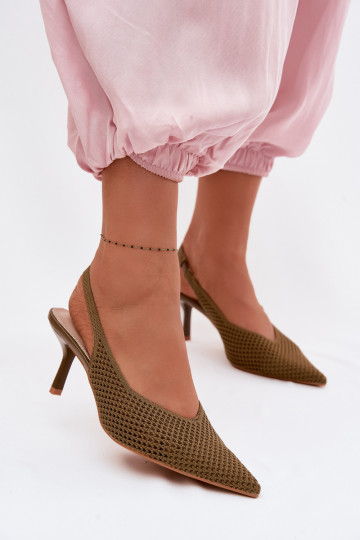 Sandales pour femmesgrillego Il fauttérielu avec des talons fins couleur verte Emiliana 2