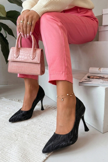 Dames zwarte pumps met... 2