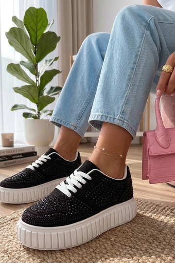 Zwarte platform sneakers... 2