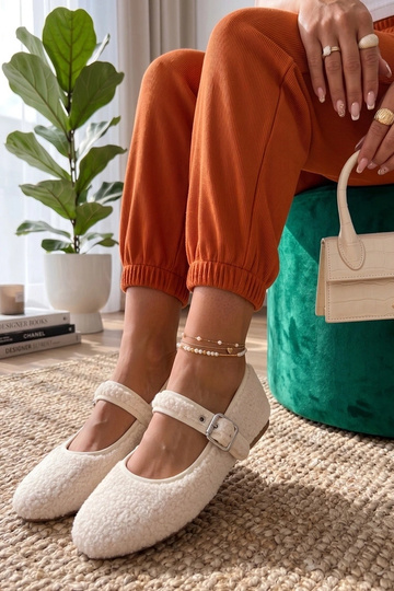 Ballerines blanches en...