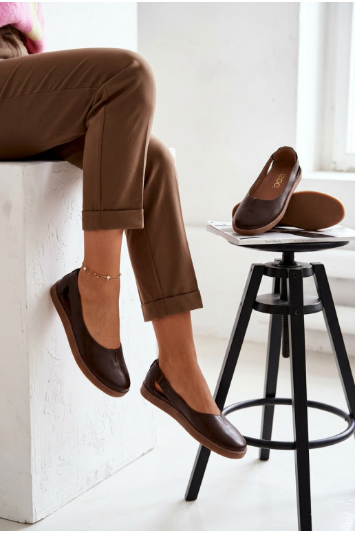 Ballerina's Barefoot Zazoo 10217 chocolade kleur