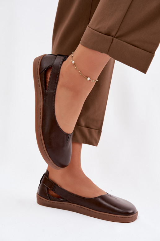 Ballerina's Barefoot Zazoo 10217 chocolade kleur