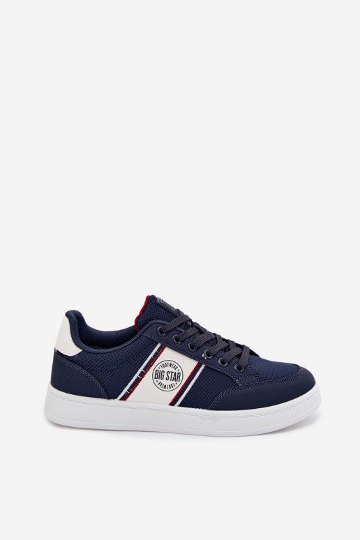 Heren sneakers donkerblauwe kleur