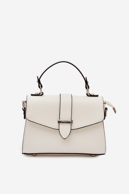 Handheld Briefträger mit Zierstreifen elfenbeinfarbe Belveta