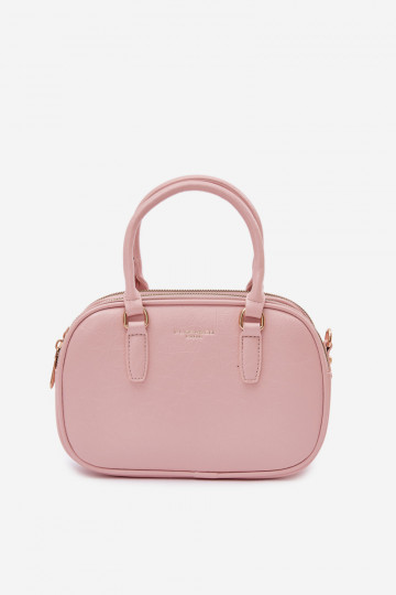 Handheld Typu Stamm Klein aus Öko-Leder Rosa Soraya