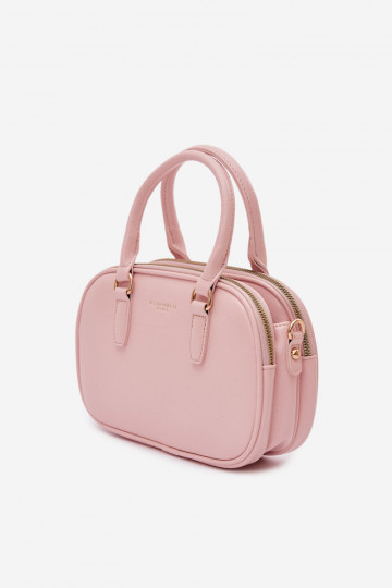 Ordinateur de poche Typu Tronc Petit en cuir écologique rose Soraya 2