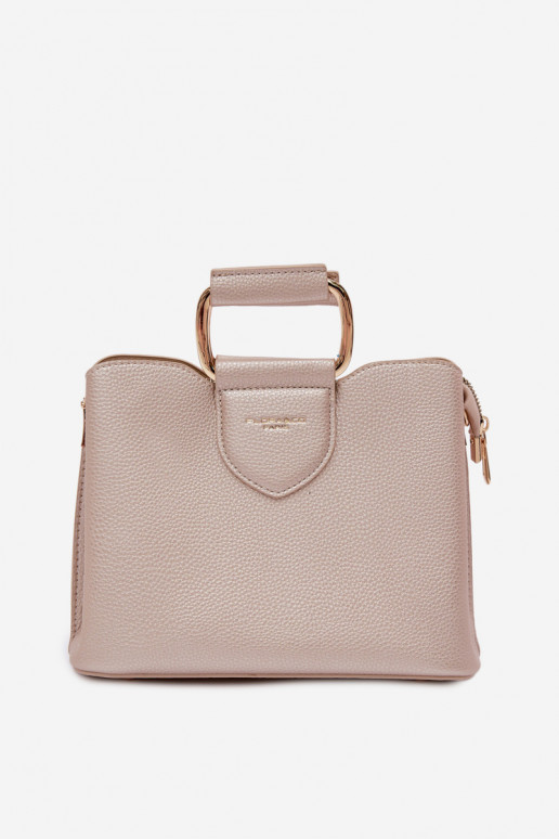 Handheld Stamm Klein aus Öko-Leder goldene Farbe Lorielle