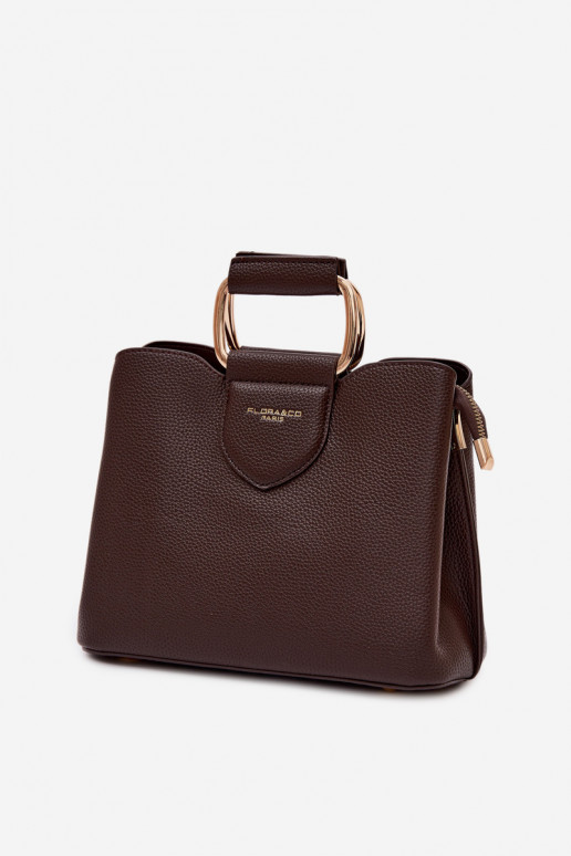 Ordinateur de poche Tronc Petit en cuir écologique CzekoladoÀa Lorielle