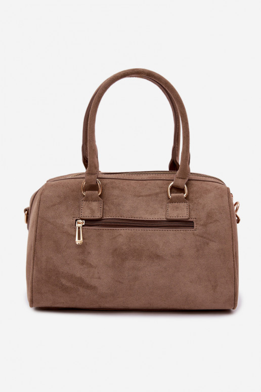 Handtas Typu Een stam Ze gouden kleurmi Studs Donkerbeige Emelle