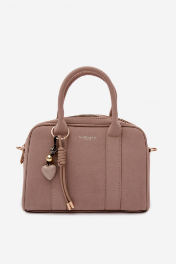 Ordinateur de poche Typu Tronc en daim écologiqueoÀaBrelokiem couleur ivoire Sorielle