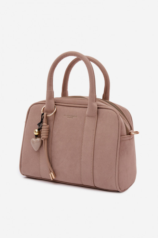 Ordinateur de poche Typu Tronc en daim écologiqueoÀaBrelokiem couleur ivoire Sorielle