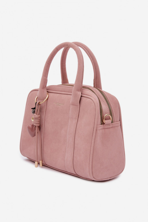 Handtas Typu Een stam van eco-suèdeoInaBrelokiem roze Sorielle