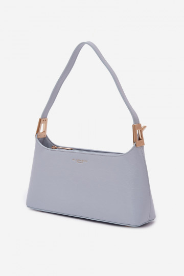 Sac en simili cuir couleur bleue Tielle 2