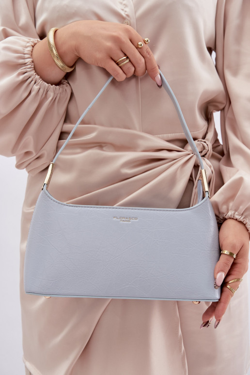 Handtas van ecoleer BlauIn Tielle