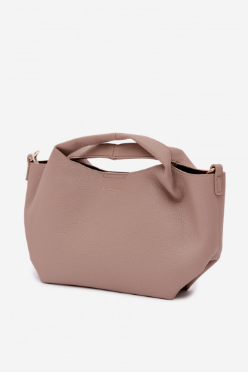 Sac en simili cuir couleur ivoire Corisse 2